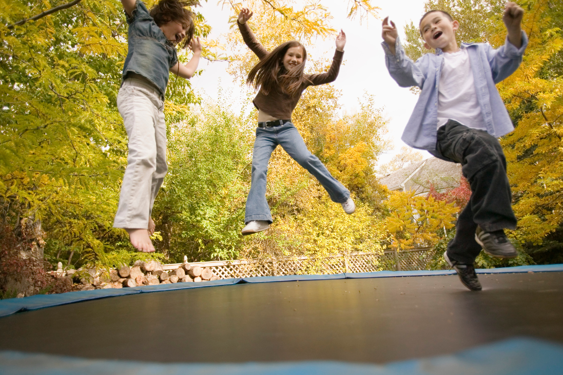 my first trampoline