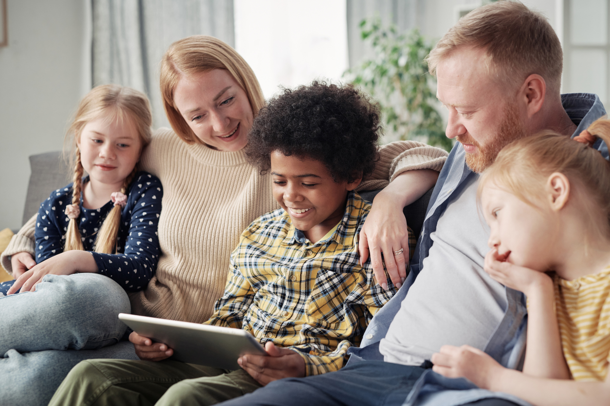 parents talking to kids