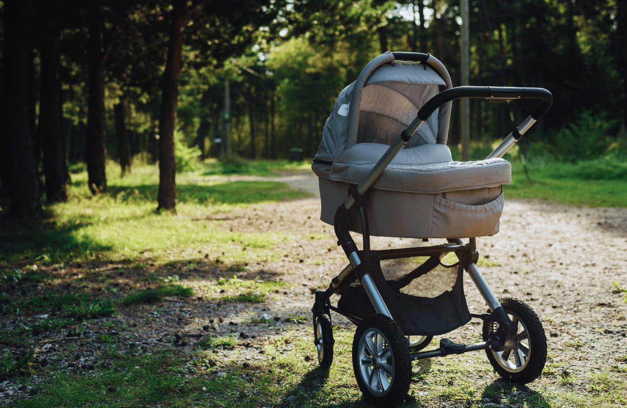 when can baby sit in stroller